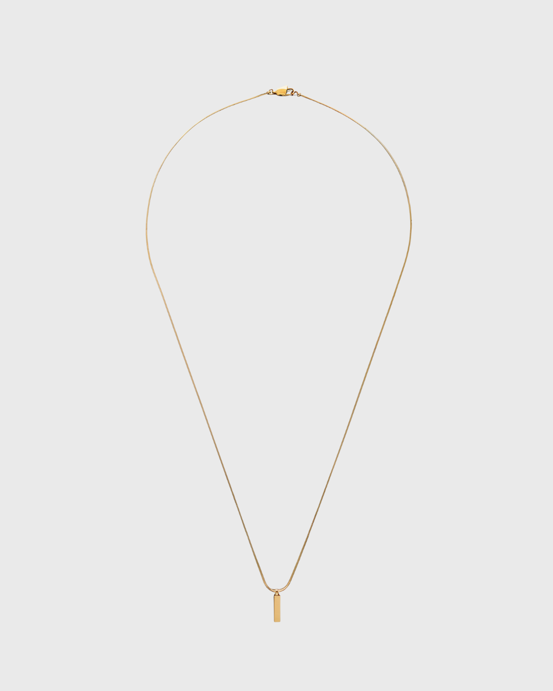 JAMES CLUB – SQUARE CHAIN PENDANT